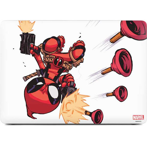 Marvel Deadpool Babypool Shooting Apple MacBook Pro 16-inch Skin
